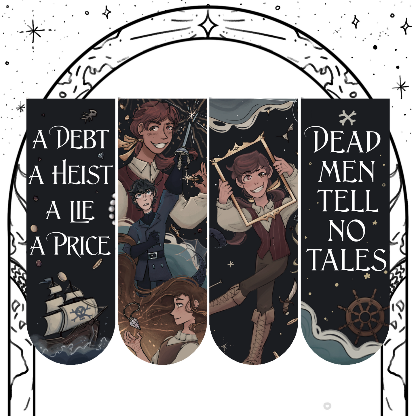 TATS&TT Magnetic Bookmarks (Set of 4)