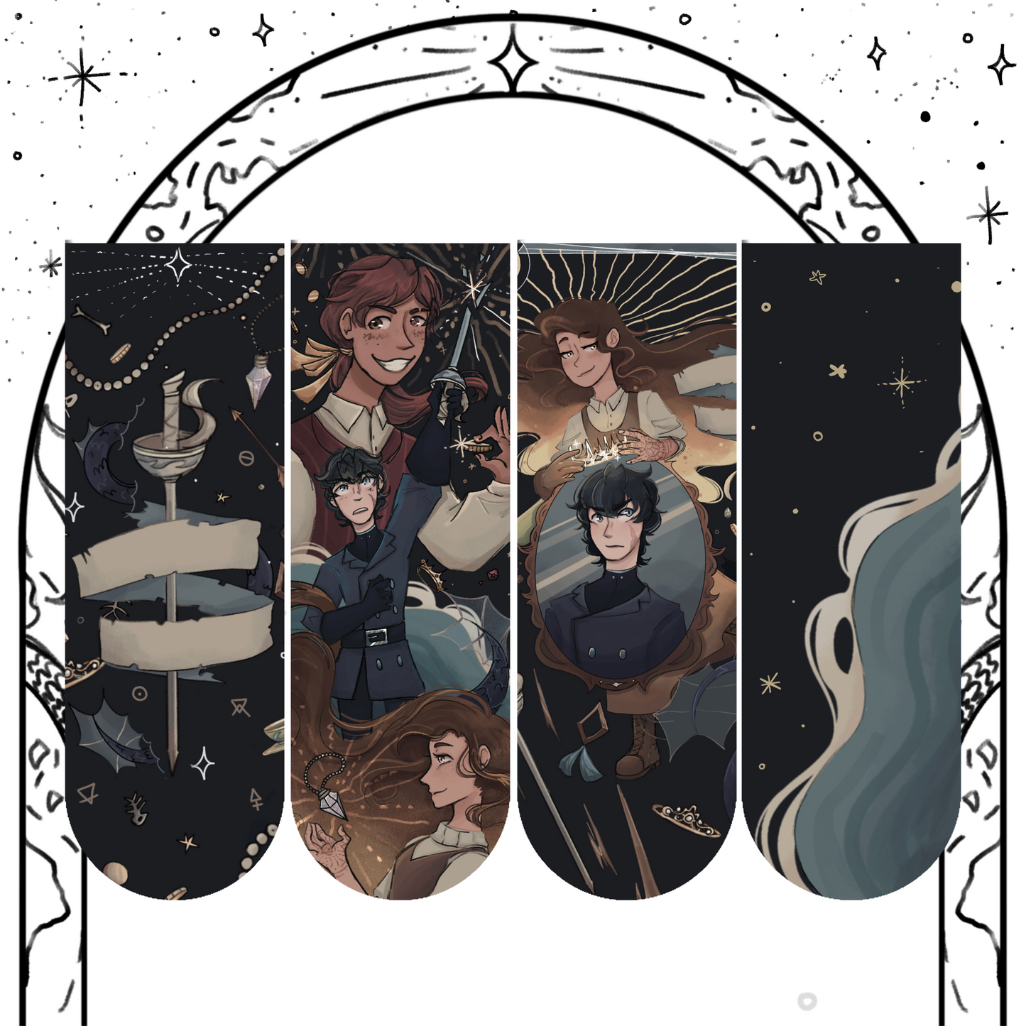 TATS&TT Magnetic Bookmarks (Set of 4)