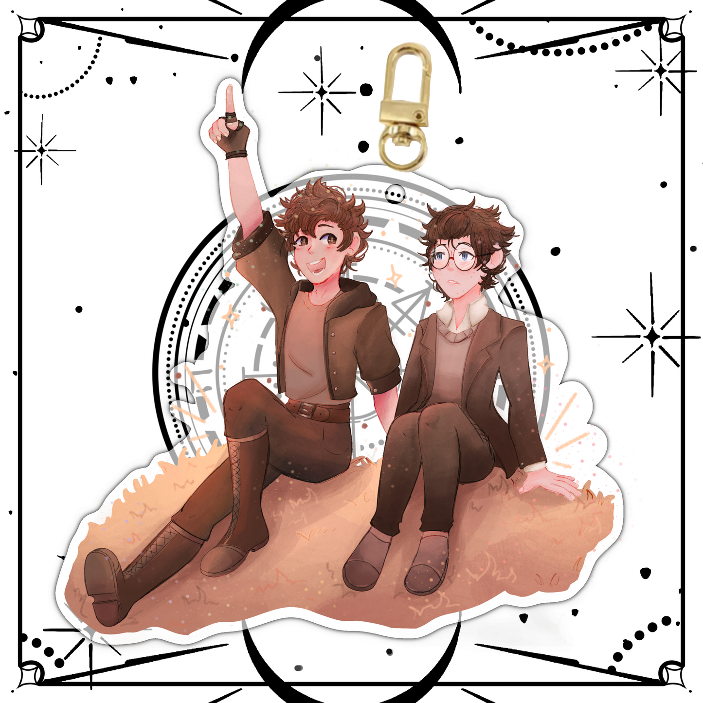 Julius & Soterios Keychain