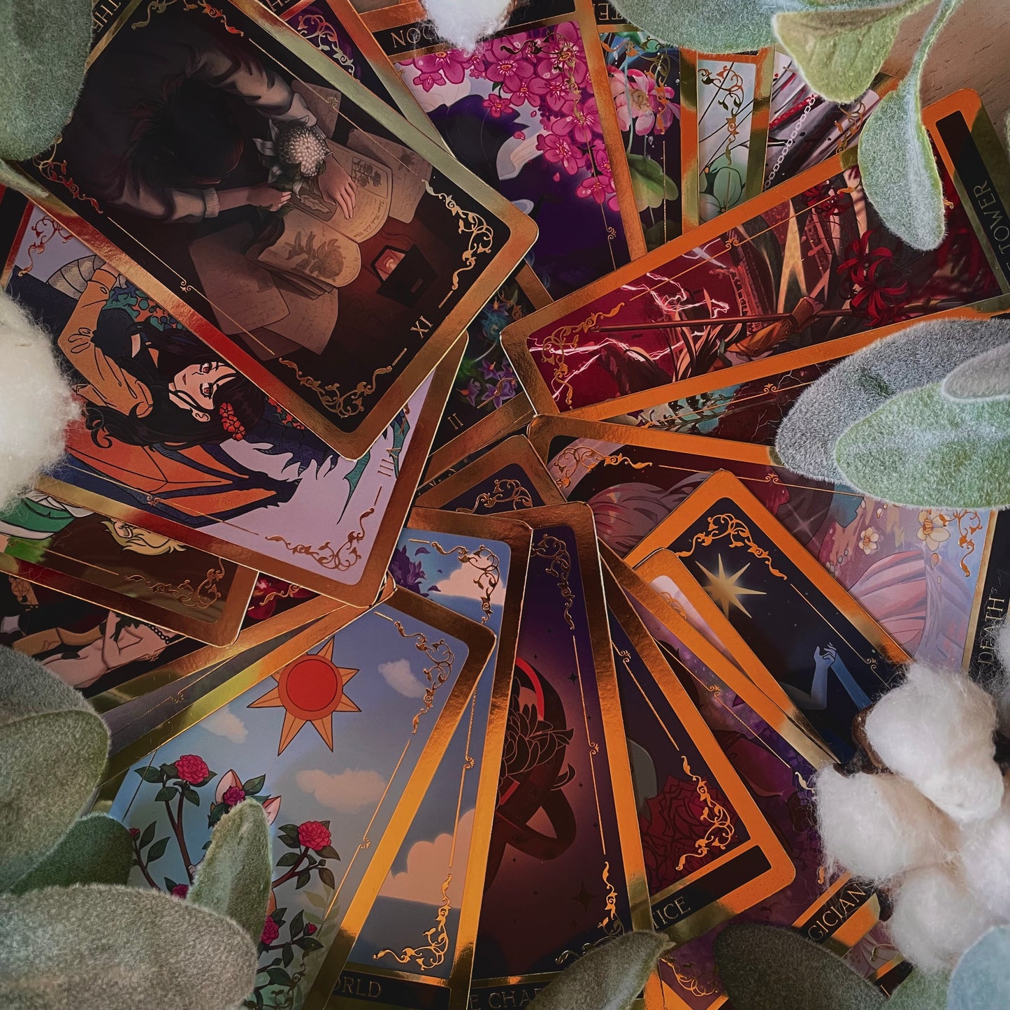 Petals of Wisdom: The Blooming Path Tarot